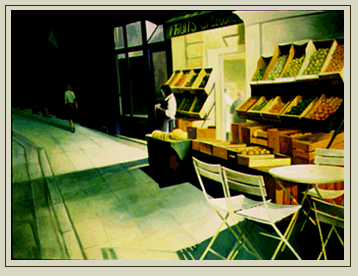 Night Market - painting